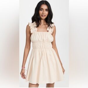 English Factory Ruffled Detail Minidress